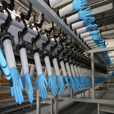 자동 라텍스 의료용 장갑 생산 라인 100KW 380V