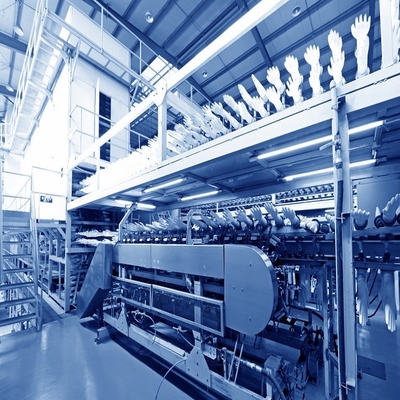 라텍스 고무 의료용 장갑 생산 라인 380V 50-200KW