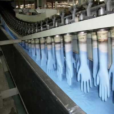 라텍스 고무 의료용 장갑 생산 라인 380V 50-200KW