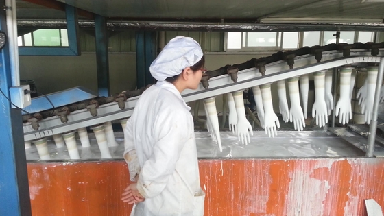 라텍스 고무 의료용 장갑 생산 라인 380V 50-200KW