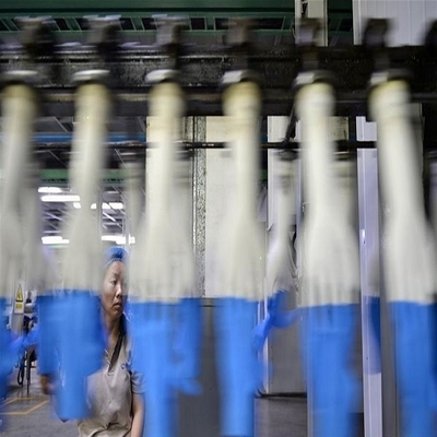 60kW 버릴 수 있는 긴 라텍스 장갑 생산 라인 200 미터