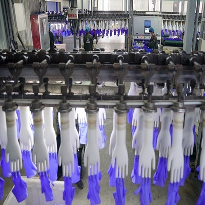 CE 외과적 라텍스 장갑 생산 라인 20KW 380V