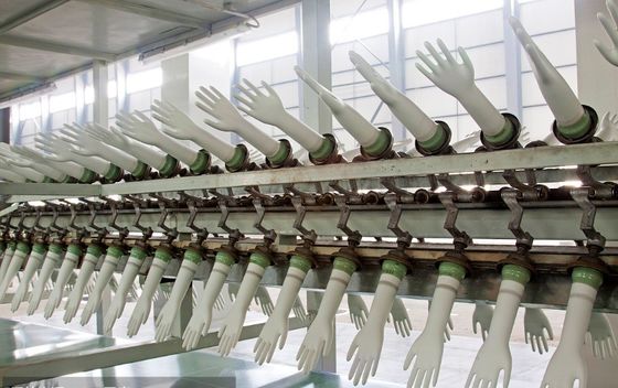 200T Automatic Grade Latex Gloves Production Line Machine Type Production Line Medical Gloves Ensuring Consistent Output